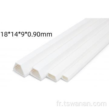 18 * 14 * 9 * 0,90 mm TRAPEZOIDALE PVC CABLE STUNKING